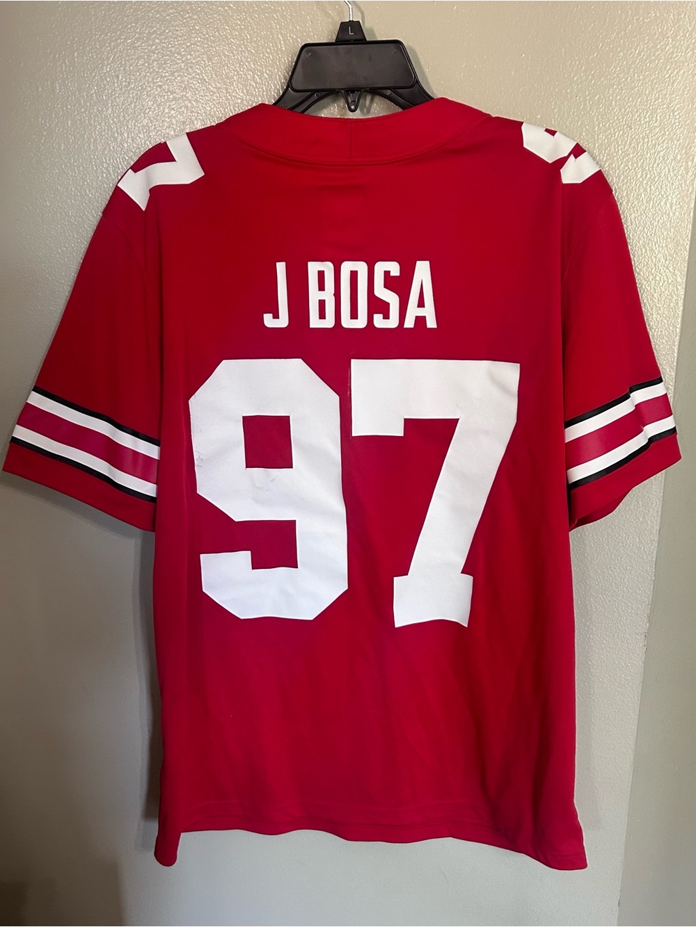 Nike Ohio State Buckeyes Joey Bosa Football Jersey Red Size Large NCAA #97